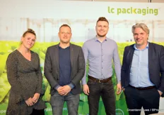 Ruth Maliepaard, Ruud den Boer, Sven de Vos en Michel Klaverdijk van LC Packaging.